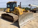 Back corner of used dozer,Back corner of used Komatsu dozer,Front corner of used Komatsu,Side of dozer